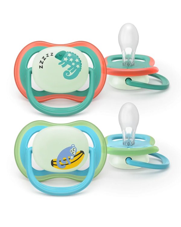 Обложка книги «Philips Avent Ultra Air Night Детские Пустышки 6-18m 2шт»
