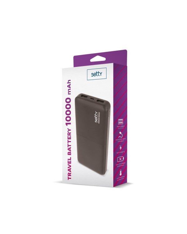 Setty Power Bank 10000mAh Портативный аккумулятор