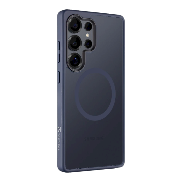 Обложка книги «Tactical MagForce Hyperstealth Cover Защитный чехол для Samsung Galaxy S25 Ultra / тёмно-синий»