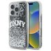DKNY Liquid Glitter Arch Logo Защитный Чехол для Apple iPhone 16 Pro Max