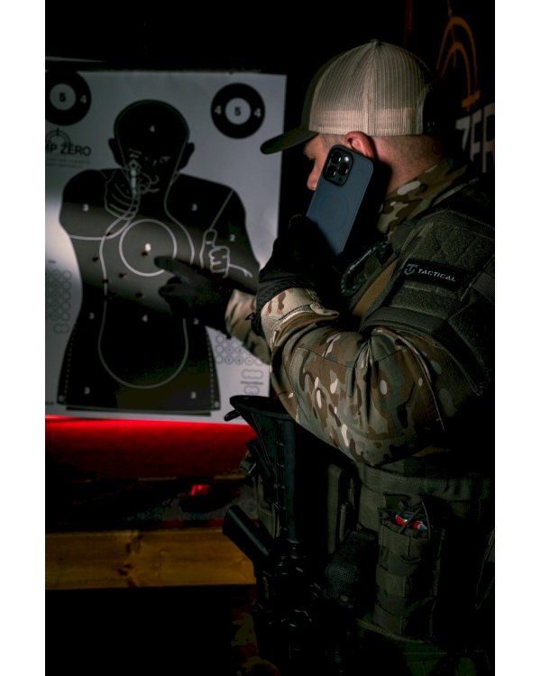 Дополнительное изображение книги «Tactical MagForce Hyperstealth Cover Защитный чехол для iPhone 14 Pro / тёмно-синий»