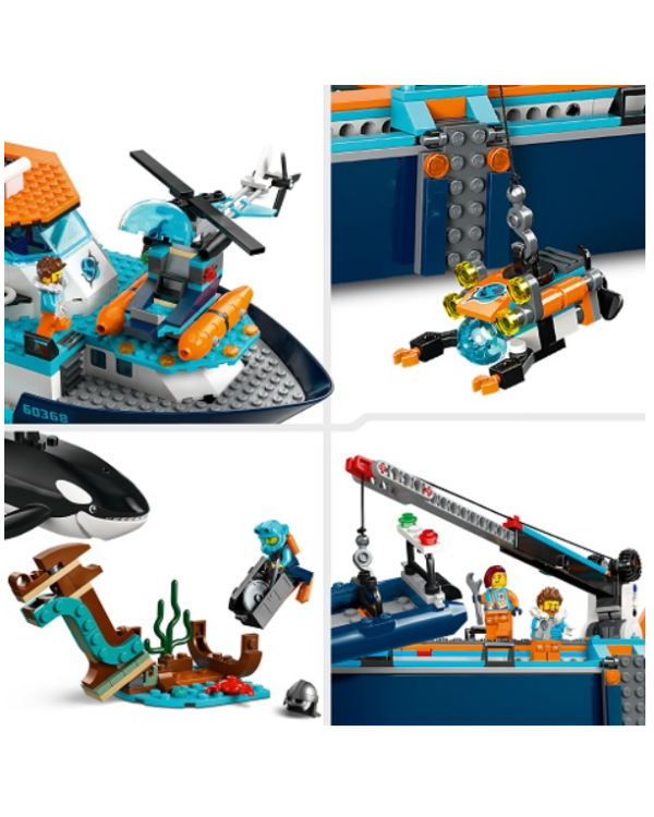LEGO 60368 City Arctic Explorer Ship Конструктор