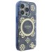 Guess IML Peony On 4G Background MagSafe Защитный Чехол для Apple iPhone 16 Pro Max