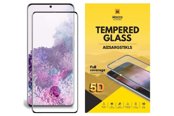 Mocco Full Glue 5D Signature Edition Tempered Glass Защитное стекло для экрана Samsung S20 Plus Черное