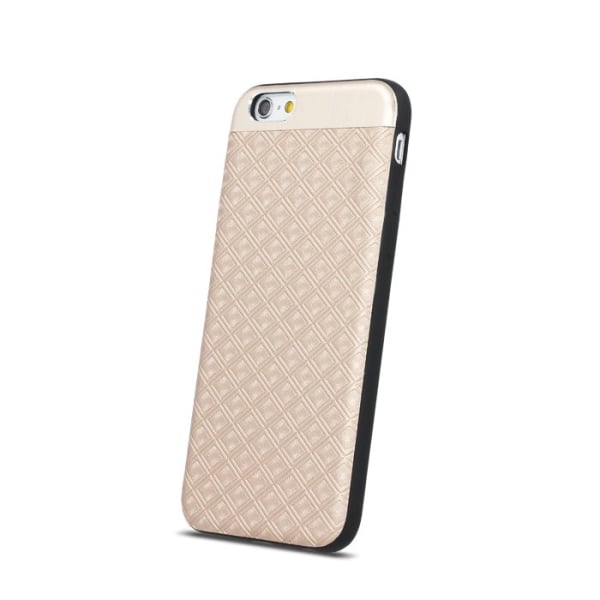 Beeyo Skin Силиконовый Чехол С Текстурой и Металлическими Элементами для Apple iPhone X Кремовый