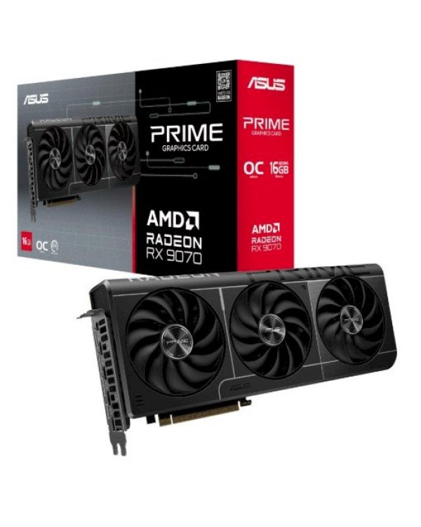 Asus Radeon RX 9070 Видеокарта 16GB GDDR6