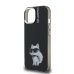 Karl Lagerfeld IML Aquarelle Choupette Защитный чехол для iPhone 15 / чёрный