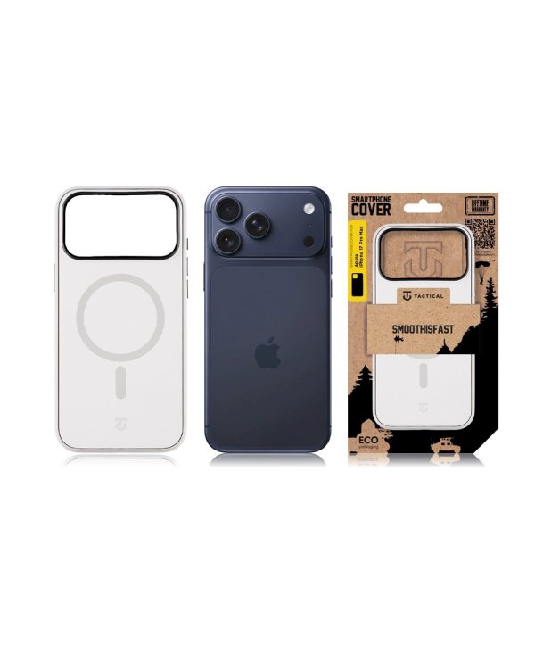 Tactical MagForce SmoothIsFast Cover Защитный чехол для Apple iPhone 17 Pro Max / меловый