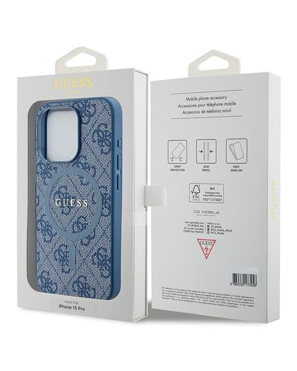 Guess GUHMP15XG4GFRB Чехол для Apple iPhone 15 Pro Max