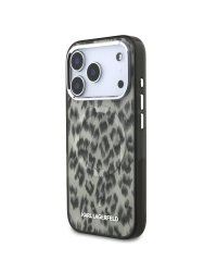 Karl Lagerfeld IML Leopard MagSafe Case Защитный чехол для iPhone 17 Pro / коричневый