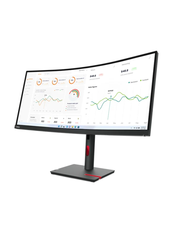 Lenovo ThinkVision T34w-30 Монитор 34" / 3440 x 1440 / 60 Hz