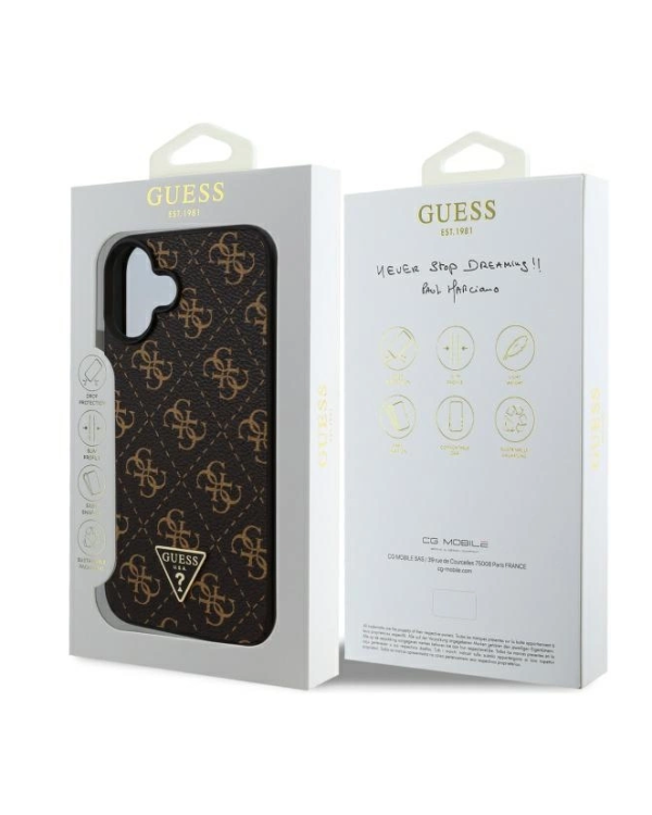 Guess New 4G Triangle Защитный Чехол для Apple iPhone 16