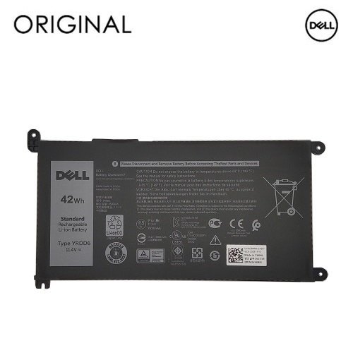 Оригинальная аккумуляторная батарея YRDD6 для портативного компьютера Dell 3500mAh