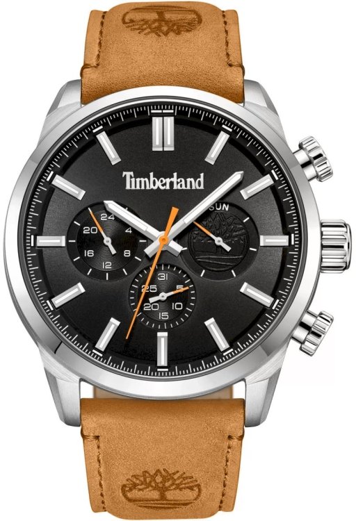 Обложка книги «Timberland Northbridge Мужские Часы Black Brown Leather 45mm»