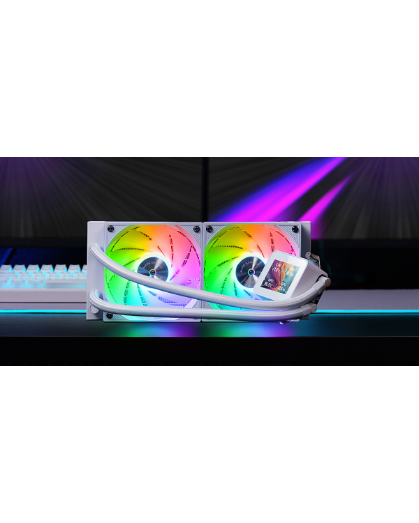 Mars Gaming MLVISION240W Liquid Cooling System with 360º LCD / TDP up to 500W