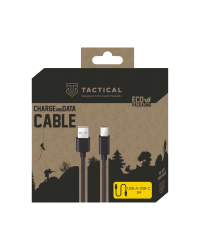 Tactical Smooth Thread USB-A/USB-C Кабель для зарядки 2m / чёрный