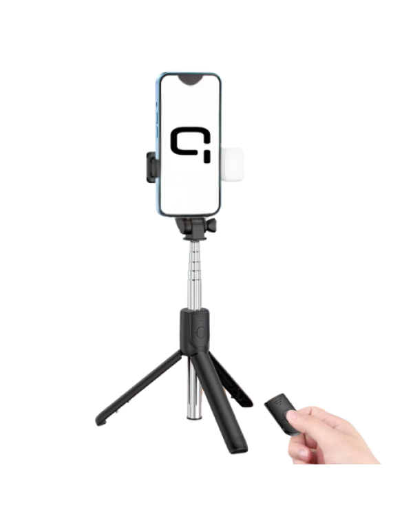 Quik QS-621 Селфи палка с LED лампой