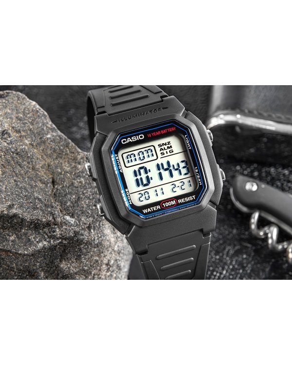 CASIO W-800H-1AVDF Мужские часы