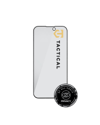 Tactical Glass Shield Privacy Stealth 5D Защитное стекло для Apple iPhone 14 Pro / чёрный