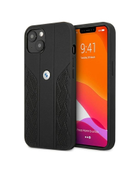BMW BMHCP13MRSPPK Back Case Кожанный Чехол для телефона Apple iPhone 13