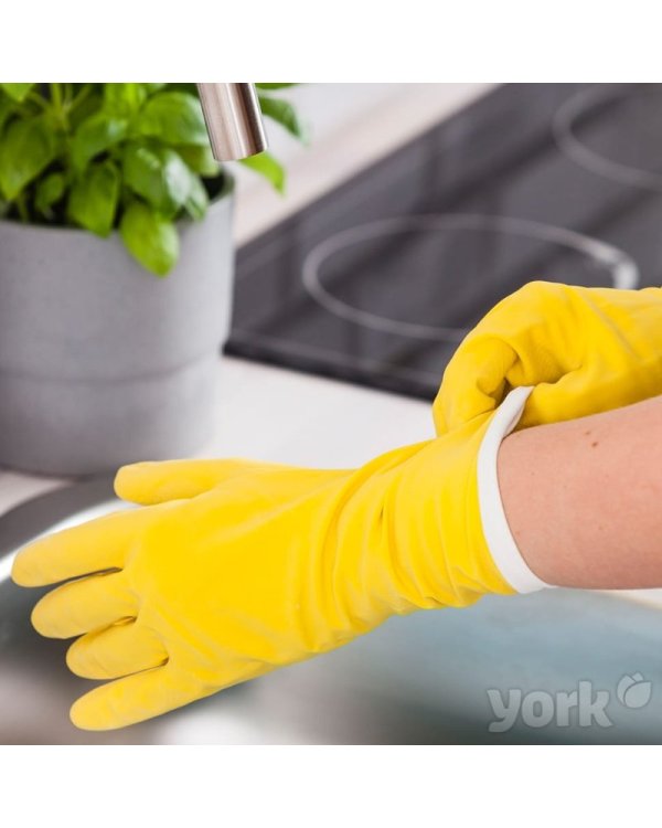 York Хозяйственные Резиновые Перчатки Размер XL