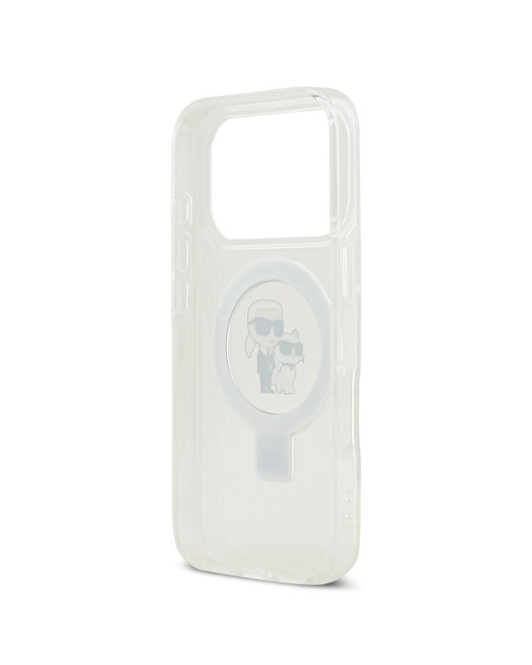Karl Lagerfeld Ringstand Karl and Choupette MagSafe Case Чехол для Apple iPhone 17 Pro
