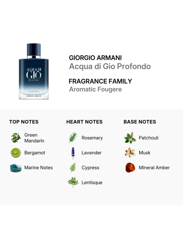 Armani Giorgio Acqua di Gio Profondo Мужская парфюмированная вода EDP 200 ml