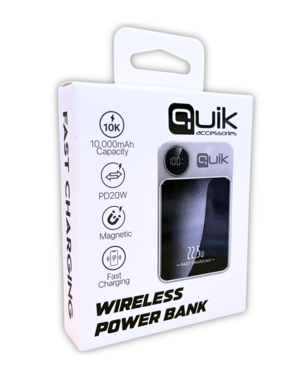 Quik QP-820 Wireless Magnetic Power Bank Беспроводной Магнитный Повер банк 10000mAh