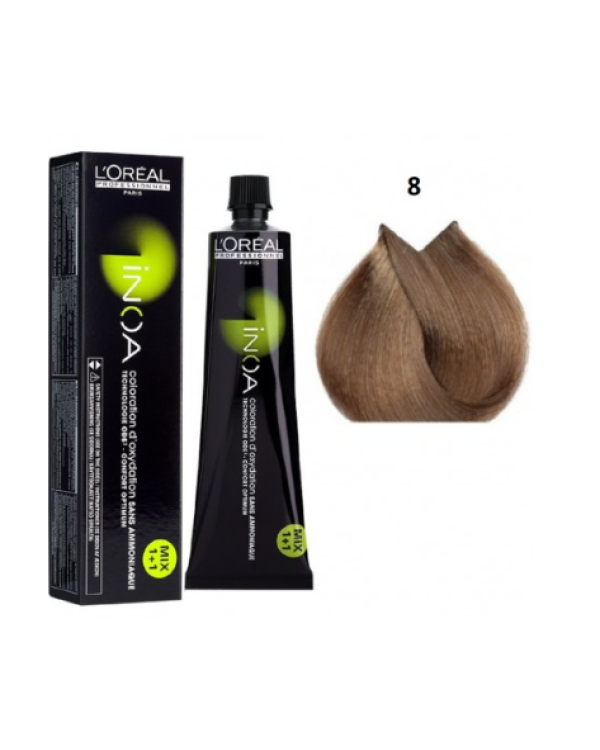 L´Oréal Professionnel Inoa Color 8 Профессиональная краска для волос 60 g