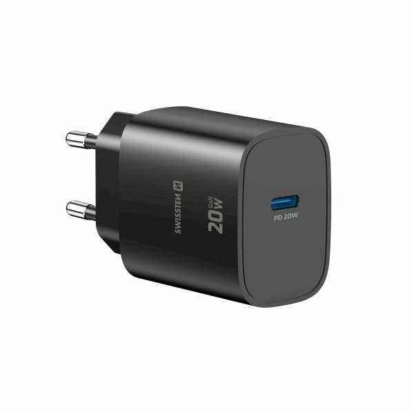 Обложка книги «Swissten Edge Сетевое зарядное устройство USB-C GaN 20W»
