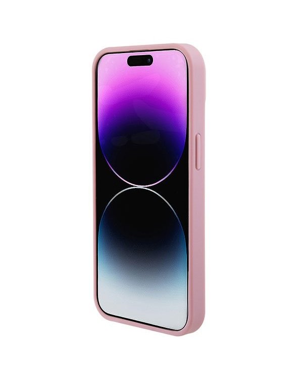 Guess Leather 4G Stamped Back Case Защитный Чехол для Apple iPhone 15