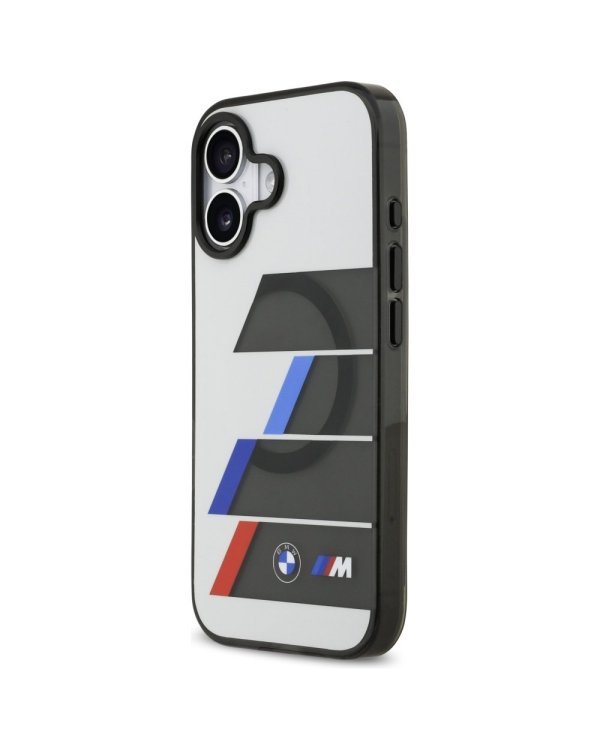 BMW M IML Metal Buttons Tricolor Lines MagSafe Case Защитный Чехол для Apple iPhone 17