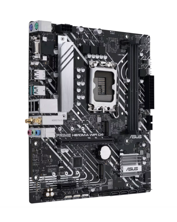 Asus PRIME H610M-A Материнская плата WIFI / D4 / Intel / H610 / LGA / 1700 micro / ATX