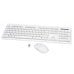 Rebeltec WHITERUN Беспроводной набор Клавиатура + Мышь