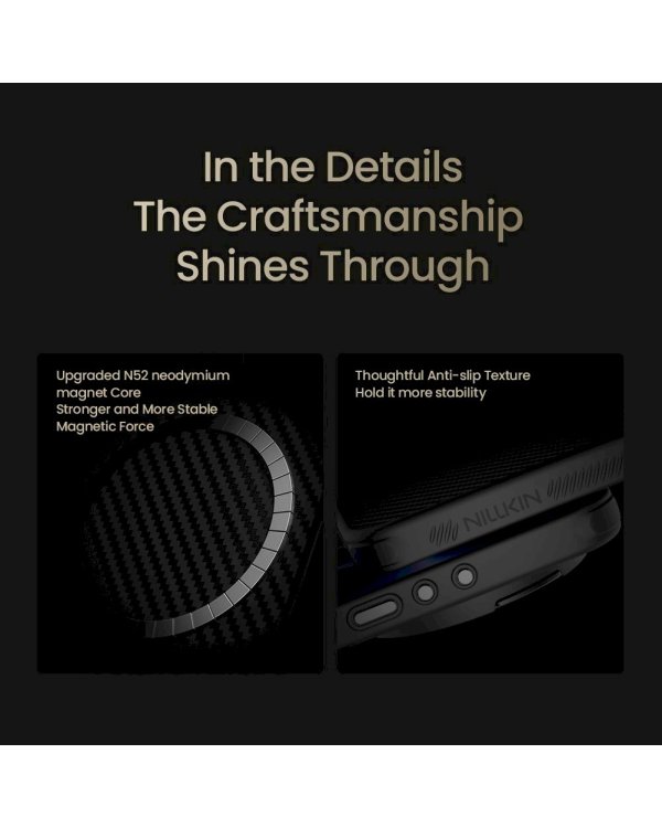 Дополнительное изображение книги «Nillkin CarboProp Aramid Magnetic Pen Slot Case Чехол для Xiaomi 17 Ultra»