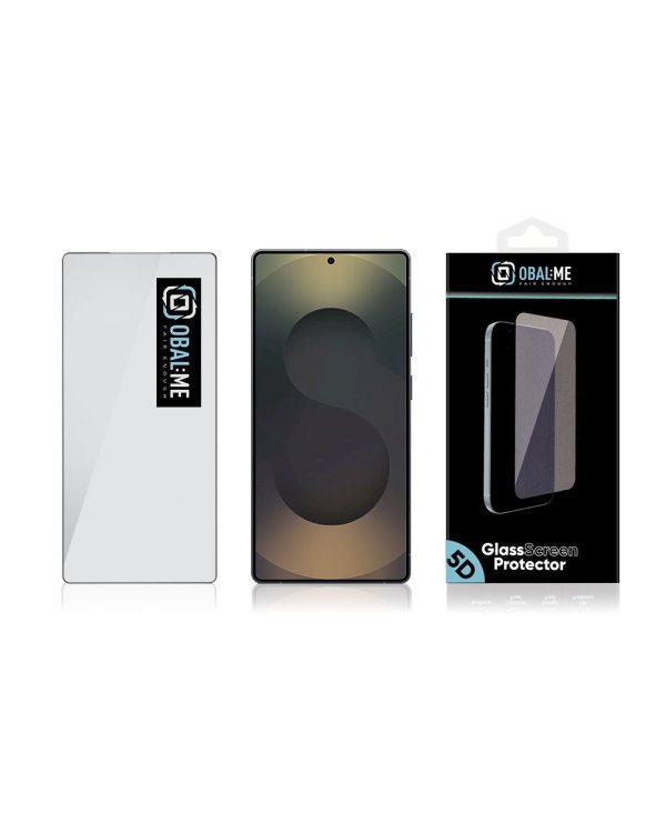 Дополнительное изображение книги «OBAL:ME 5D Glass Screen Protector Защитное стекло для Samsung Galaxy S25 Ultra / чёрный»