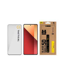 Tactical Glass Shield 5D Защитное стекло для Xiaomi Redmi Note 13 Pro 4G/5G, Poco X6 5G / чёрный