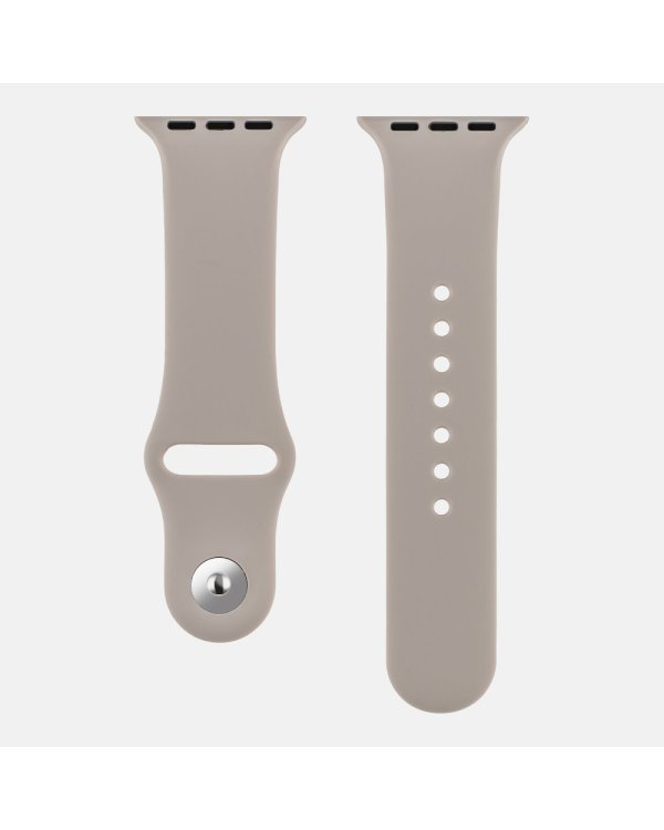 OBAL:ME Silicone Strap Силиконовый ремешок для Apple Watch 38-41mm S-M / бежевый
