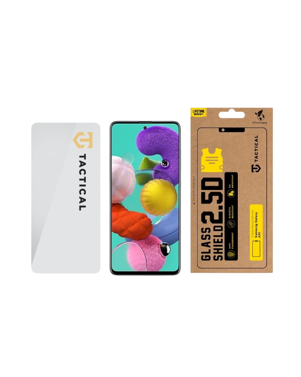 Tactical Glass Shield 2.5D Защитное стекло для Samsung Galaxy A51 / прозрачный