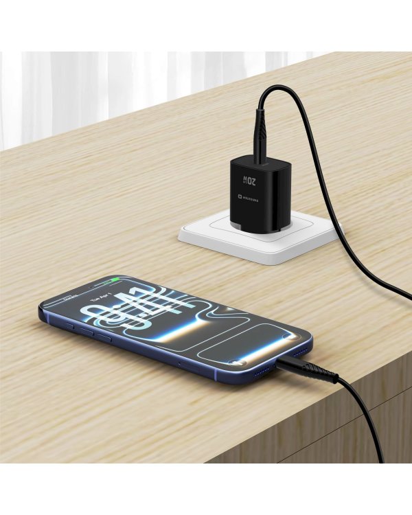 Дополнительное изображение книги «Swissten Edge Сетевое зарядное устройство USB-C GaN 20W»