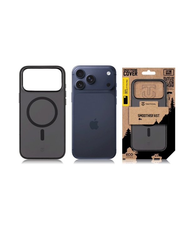 Tactical MagForce SmoothIsFast Cover Защитный чехол для Apple iPhone 17 Pro Max / асфальтовый