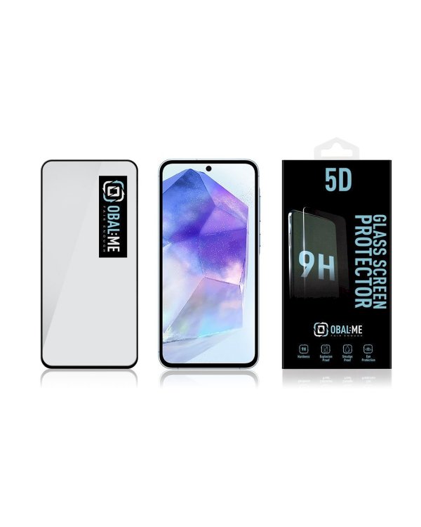 Дополнительное изображение книги «OBAL:ME 5D Glass Screen Protector Защитное стекло для Samsung Galaxy A55 5G / чёрный»