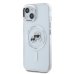 Karl Lagerfeld IML K&CH Heads Metal Frame MagSafe Case Защитный чехол для iPhone 14 / прозрачный