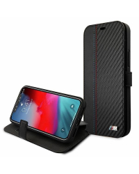 BMW BMFLBKP12MMCARBK M Collection Carbon Book Case Чехол для телефона Apple iPhone 12 / 12 Pro