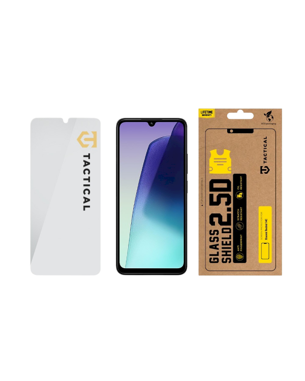 Tactical Glass Shield 2.5D Защитное стекло для Xiaomi Redmi 14C 4G/A4 5G/A5 4G/Poco C75 / прозрачный
