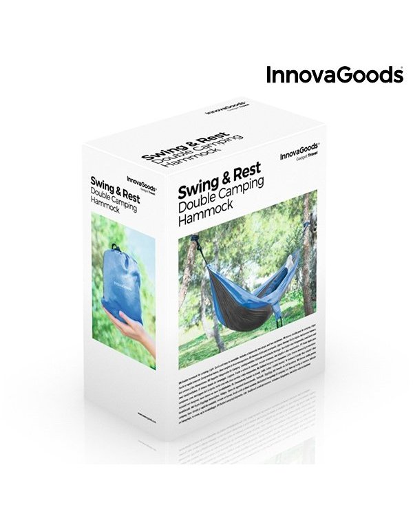 Дополнительное изображение книги «InnovaGoods двухместный кемпинг гамак»