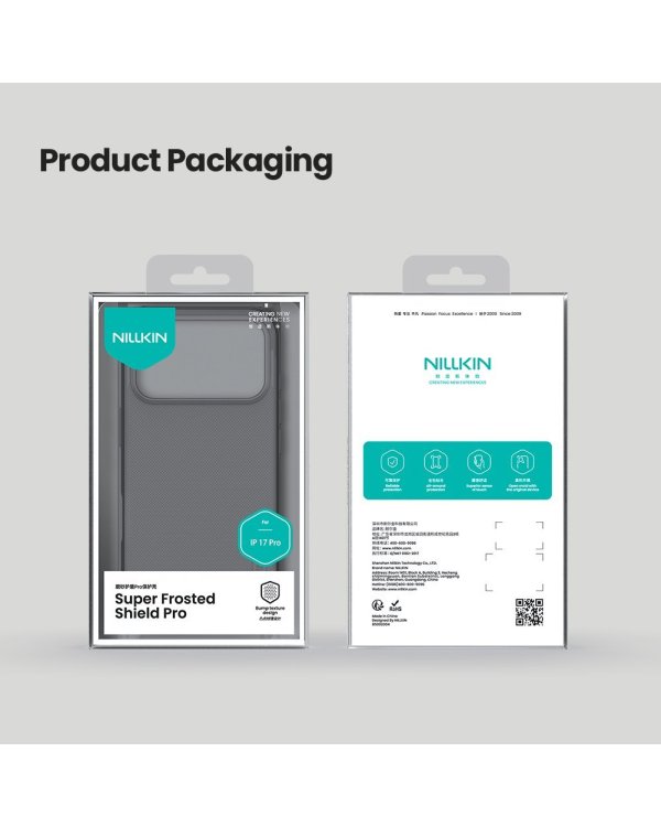 Nillkin Super Frosted PRO Back Cover Чехол для Apple iPhone 17 Pro