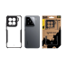 Tactical Quantum Stealth Cover Защитный чехол для Xiaomi 15 5G / прозрачный/чёрный