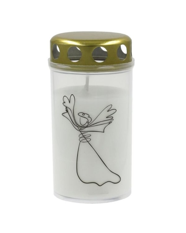 Candela Свеча могильная с колпачком 5,6x11,5см время горения 40h