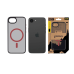 Дополнительное изображение книги «Tactical MagForce Hyperstealth 2.0 Защитный чехол для iPhone 16e / чёрный/красный»